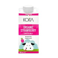 Koita organic Low-Fat milk Strawberry 200 ml product thumbnail 2