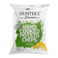HUNTER FOODS GF Hand Cooked Potato Chips with Sea Salt & Cider Vinegar 125g product thumbnail 2