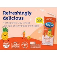 Rubicon Kids Pineapple, Carrot & Orange 200ml (No-Added-Sugar) 200ml 