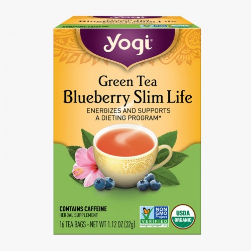 Yogi Organic Green Tea Blueberry Slim Life 32g 
