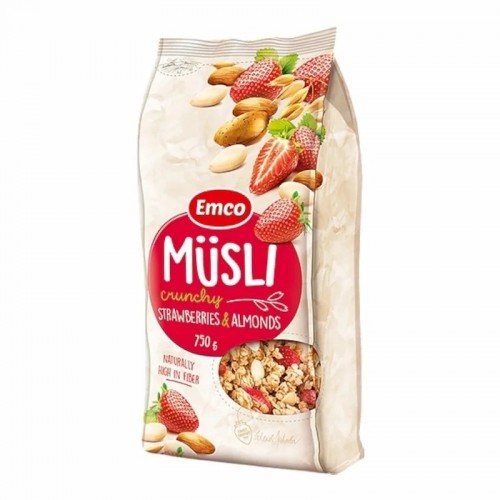 Emco Muesli with Strawberry & Almond 750g 