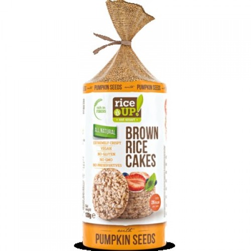 rice UP Brown Rice Cakes with Pumpkin Seeds 120g