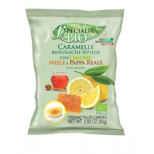 SPECLALITA Le ITALIANE Organic Lemon and Royal Jelly Candies 80g 