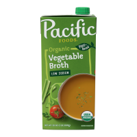 Pacific Foods Organic Veggies Broth Low Sodium 907ml product thumbnail 3