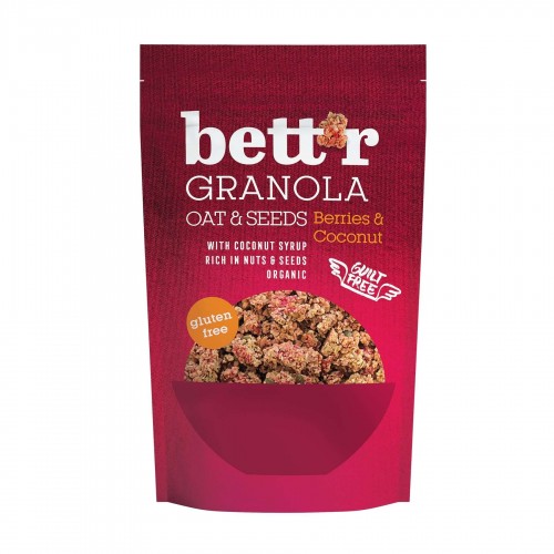 bettr GF Berries Coconut Granola 300g bettr GF Berries Coconut Granola 300g