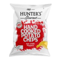HUNTER FOODS GF Hand Cooked Potato Chips with Hot Chilli Peppers 125g product thumbnail 2