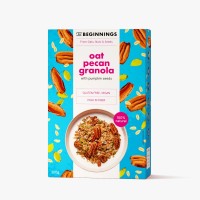 THE BEGINNINGS GF Oat Pecan Granola 200g product thumbnail 3