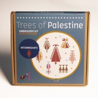 FOLKGLORY Trees of Palestine Embroidery Tatreez kit product thumbnail 3