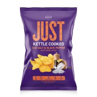 KITCO Kettle Cooked Sea Salt & Black Pepper Chips150g product thumbnail 2