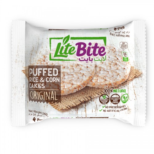 Lite Bite GF Rice & Corn Cakes (Original) 24g 