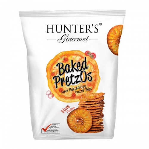 HUNTER FOODS Baked Pretzel with Pizza 70g