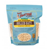 Bob's Red Mill Organic Old Fashioned Rolled Oats Whole Grain 907g product thumbnail 4
