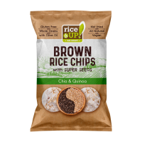 rice up GF Sea Chia & Quinoa Brown Rice Chips 60g product thumbnail 2