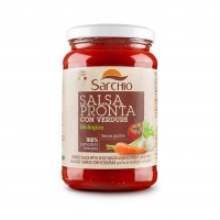 Sarchio Organic GF Ready Tomato Sauce with Vegetables 340g product thumbnail 2