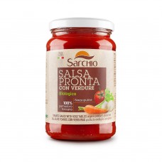 Sarchio Organic GF Ready Tomato Sauce with Vegetables 340g 