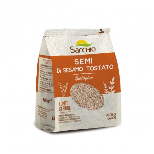 Sarchio Organic GF Toasted Sesame Seeds 180g 