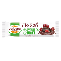 Cerbona GF Muesli Bar with Chocolate & Sour Cherry 35g product thumbnail 2