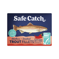 Safe Catch Smoked Trout Fillets in Sunflower Oil with Chili 115g product thumbnail 3