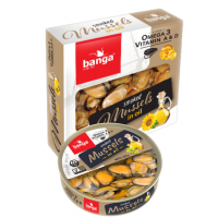 Banga Smoked Mussels in Oil 120g product thumbnail 2