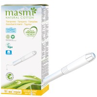 masmi NATURAL COTTON Bio Regular Tampons (16 Tampones) product thumbnail 2