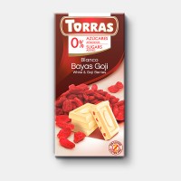 Torras White Chocolate with Goji Berries 75g product thumbnail 2