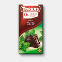 Torras Dark Chocolate with Mint 75g product thumbnail 2