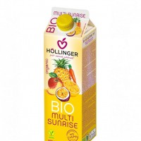 Hollinger Organic Bio Multi Sunrise 100% Juice 7 Fruit Mix + Carrots ( No Added Sugar ) 1 l product thumbnail 2