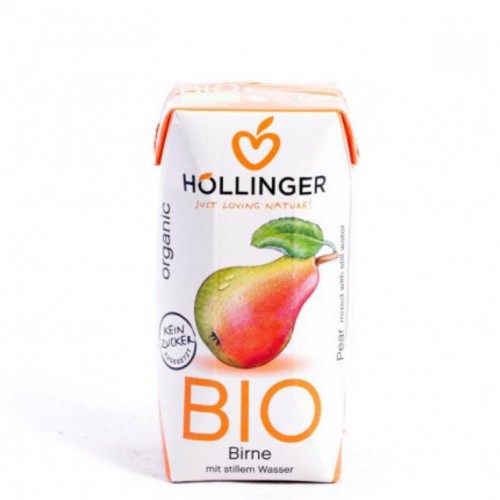 Hollinger Organic Bio Pear mixed with Still Water 200ml