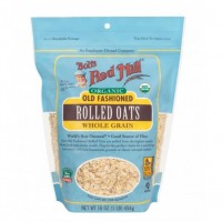 Bob's Red Mill Organic Old Fashioned Rolled Oats Whole Grain 454g product thumbnail 2